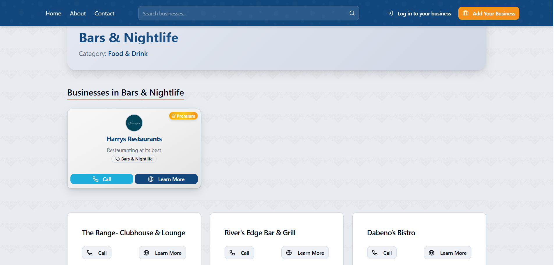 Premium listing in category view